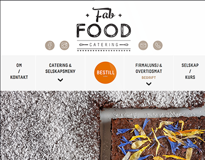 Fab Food - Webdesign