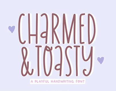 CHARMED & TOASTY Feminine Handwriting Font