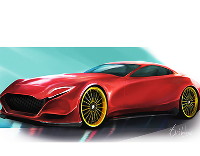 Sports car inspired by Mazda RX Vision