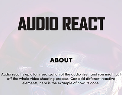 Audio React