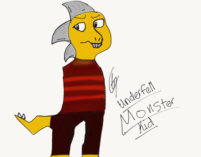 Underfell monster kid