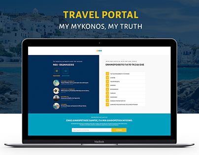 UI/UX Design, Travel Portal