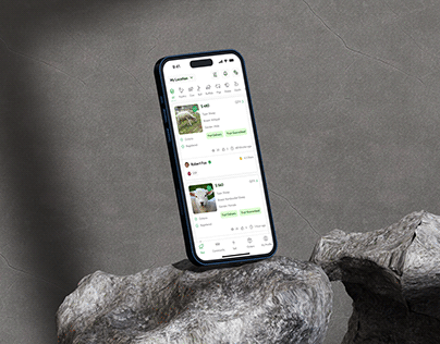 Farmers Hub : Livestock Marketplace mobile app UI/UX