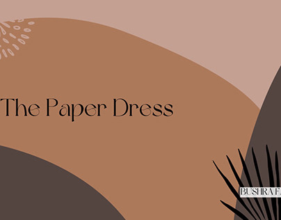 The paper dress