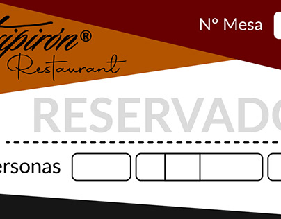 RESERVATION CARD REDESIGN/RECREATION