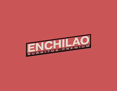 logo for a burritos bar called #enchilao in Argentina.