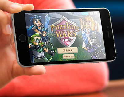 Puzzling Wars | Videogame UI Design *Pebblekick