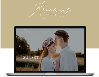 PHOTOGRAPHY PRESETS WEBSITE PROJECT