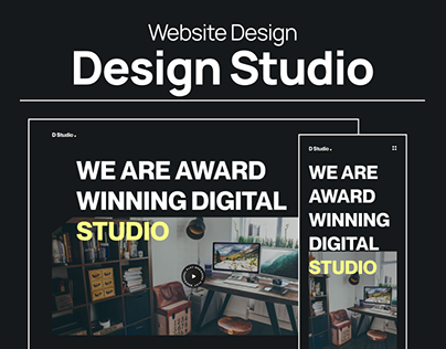 Dream studio- Website UX/UI design