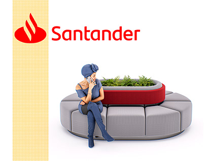 Santander Bank "WAITING SOFA"