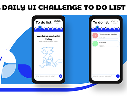 Daily UI Challenge To Do List