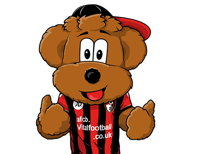 Cherry Bear for AFC Bournemouth