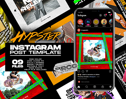 Hypster Instagram Template