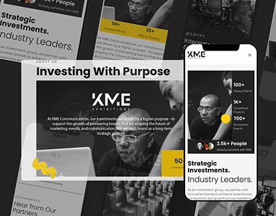 KME - Creative Agency Landing Page