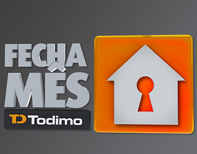 Logo 3D Fecha Mês Todimo