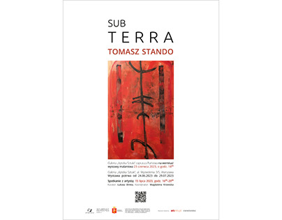 Plakat na wystawę malarstwa „Sub Terra” | 2023