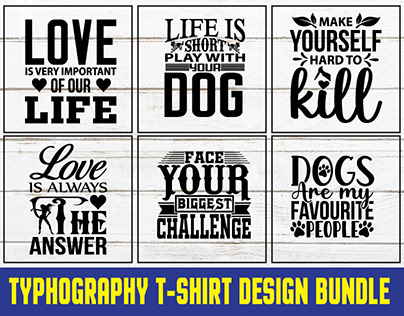 Typhography T -Shirt Design
