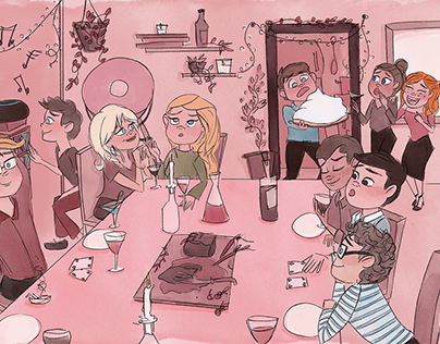 Dinner Party - Illustration