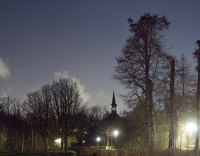 One starry night at Vondelpark