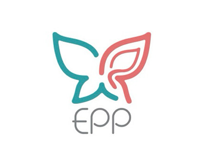 E+P+P = butterfly logo