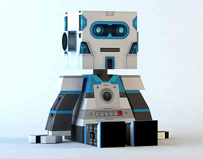 Custom vinyl robot toy design