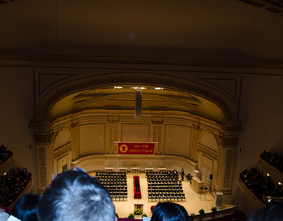 Graduation cermony of NYMC 2015 at Carnegie Hall