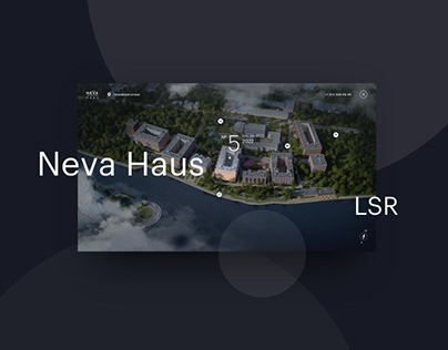 Neva Haus. Сайт жилого комплекса и тач-панель