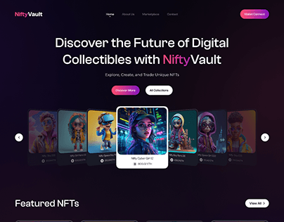 Stunning VIP NFT Web Design UiUx