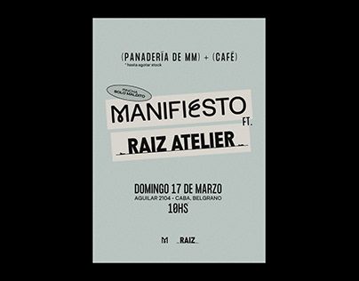 MANIFIESTO ft. RAÍZ ATELIER