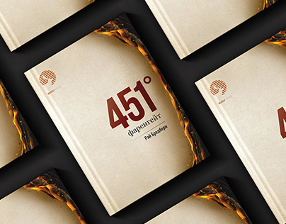 Fahrenheit 451 book cover design