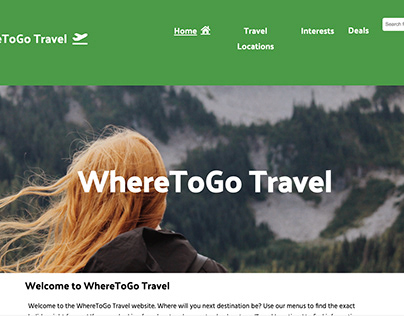 WhereToGo Travel Website
