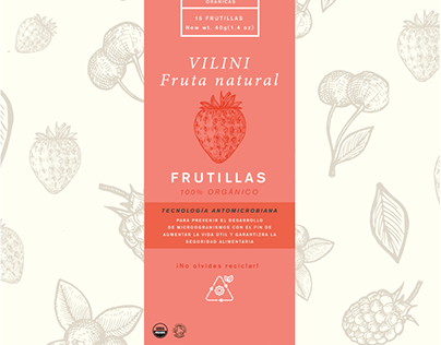 Etiqueta Packaging Frutillas