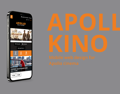 Apollo Kino mobile web design