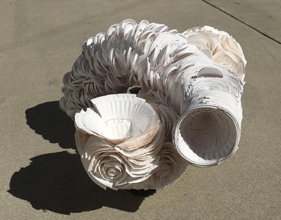 Untitled (paper sculpture)