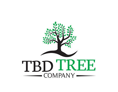 TBD Tree Company logo design - Tree logo -logo design