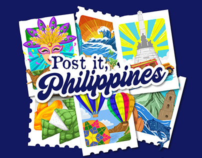 Post it, Philippines - Digital Illustration