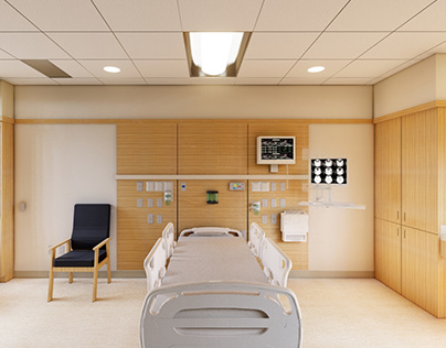 Intensive care room model 3D model