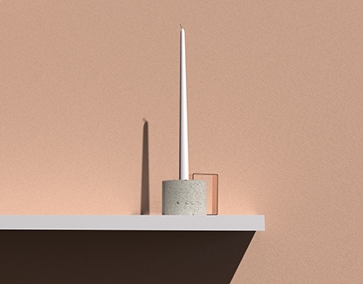 CONCRETE |candle holder