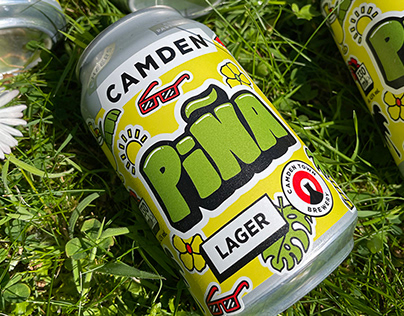 Camden Town Brewery Pina Lager Can Design