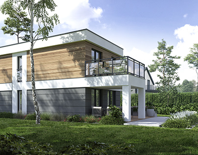 Projekt domu o powierzchni zabudowy do 70 m²