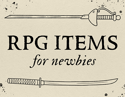 RPG Items for Newbies