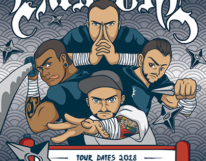 Emmure Japan Tour Poster