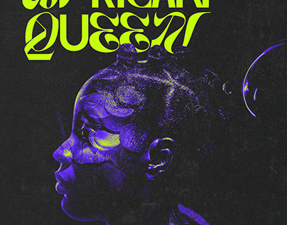African Queen Poster design