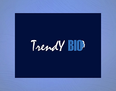 Trendy bio logo design