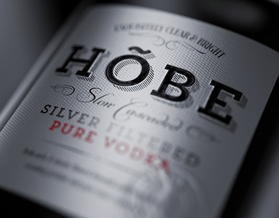 Hōbe Vodka - 3d renders