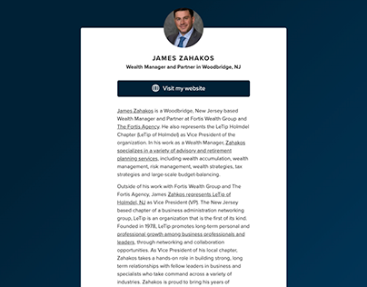 About James Zahakos