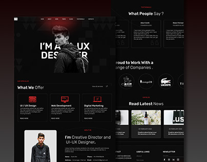 Personal Portfolio Webdesign