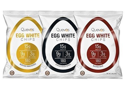 Quevos Egg Chip Packaging Design