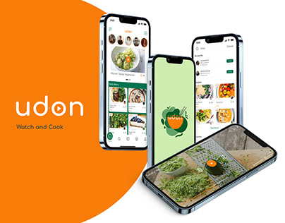 UDON | Recipe Apps With Videos - UI/UX Case Study