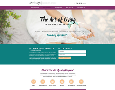 The Art of Living Sales Page | Sharlene Styles